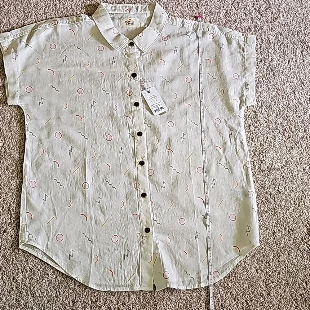 Marine Layer Dana SS shirt - Picture 3 of 9